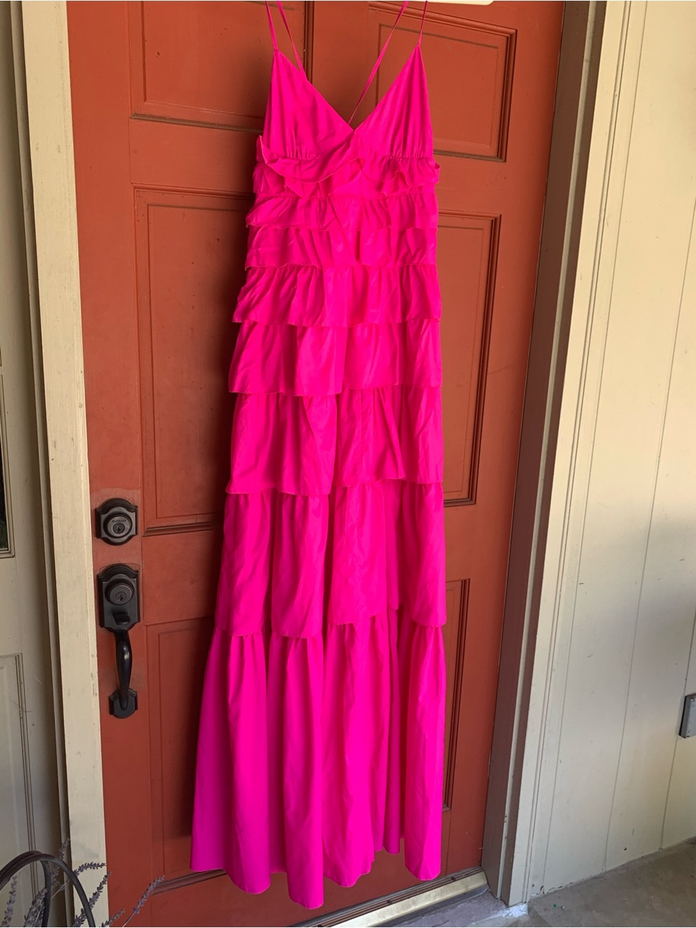 Staud Rylie Bougainvillea Pink Maxi Dress - Picture 4 of 6